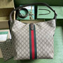 Gucci Jackie 1961 small crossbody bag 763103 Beige and ebony GG Supreme