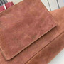 Gucci Softbit maxi shoulder bag, �?37466 in dark brown suede