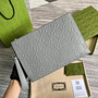 Gucci ‎‎625569 GG embossed pouch gray - Default Title - View 1