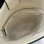 Gucci 73 mini bucket bag, 833665 in white leather