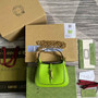 Gucci 675799 Jackie 1961 lizard mini bag Light Green