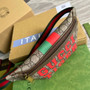 Gucci ‎675181 GG belt bag with Gucci tiger print Brown leather - W23cm x H13cm x D5cm / Brown - View 5