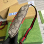 Gucci �?75181 GG belt bag with Gucci tiger print Brown leather