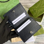 Gucci 621887 Horsebit 1955 card case wallet Blue leather