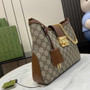 Gucci Padlock GG medium shoulder bag 795113 in brown leather - Default Title - View 6