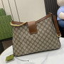 Gucci Padlock GG medium shoulder bag 795113 in brown leather - Default Title - View 2