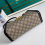 Gucci 498156 Padlock small GG shoulder bag Black leather