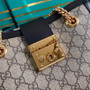 Gucci 498156 Padlock small GG shoulder bag Black leather - Default Title - View 6