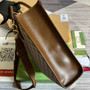 Gucci 723308 Tote bag with Interlocking G Brown leather - W30cm x H33cm x D12cm / Brown Leather - View 4