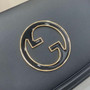 Gucci Blondie medium top handle bag 815716 in black smooth leather - Default Title - View 5