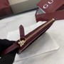Gucci GG Marmont card case in Rosso Ancora red and beige leather �?37966