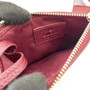 Gucci GG Marmont card case in Rosso Ancora red and beige leather �?37966
