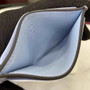 Gucci GG Emblem card case with strap 819121 beige and blue fabric - Default Title - View 4
