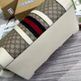 Gucci 724642 Savoy small duffle bag White and Beige GG Supreme canvas