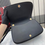 Gucci Blondie medium top handle bag 815716 in cotton canvas black leather