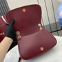 Gucci Blondie small shoulder bag in wine red leather 815715