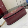 Gucci Blondie small shoulder bag in wine red leather 815715