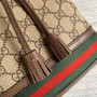 Gucci ‎‎�?50621 Ophidia small GG bucket bag brown
