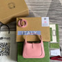 Gucci 637091 Jackie 1961 mini shoulder bag Pink leather