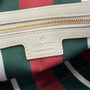 Gucci GG Emblem medium shoulder bag 815216 in white fabric