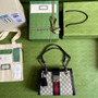 Gucci 498156 Padlock small GG shoulder bag Blue leather - Default Title - View 9