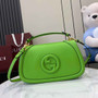 Gucci Blondie medium top handle bag 815716 in green leather - Default Title - View 1