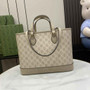 Gucci Ophidia small tote bag 765043 in oatmeal leather - Default Title - View 3