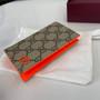 Gucci Bi-color GG long card case 768249 Orange Leather - Default Title - View 6