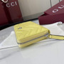 Gucci GG Marmont Leather Zip Wallet - Yellow 837758