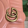 Gucci 443497 GG Marmont small matelassé shoulder bag Pink