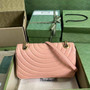 Gucci 443497 GG Marmont small matelassé shoulder bag Pink - Default Title - View 2