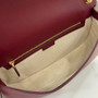 Gucci Blondie medium top handle bag 815716 in wine red leather