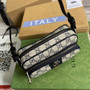 Gucci �?22557 Ophidia mini bag Blue leather