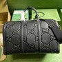 Gucci Jumbo GG small duffle bag ‎725282 in black leather - Default Title - View 2