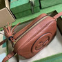 Gucci Blondie small shoulder bag in brown leather 742360 - Default Title - View 6