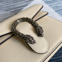 Gucci ‎�?21970 Dionysus leather mini bag beige leather