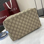 Gucci GG Emblem medium bucket bag �?15103 in blue fabric