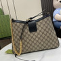 Gucci Padlock GG medium shoulder bag 795113 in black leather - Default Title - View 3