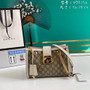 Gucci 498156 Padlock small GG shoulder bag White leather - Default Title - View 1