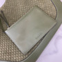 Gucci B large shoulder bag, 815924 in dark green GG suede
