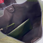 Gucci B large shoulder bag, 815924 in dark green GG suede