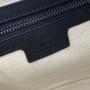 Gucci GG Emblem small crossbody bag, 821155 in black fabric