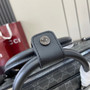 Gucci GG Emblem medium briefcase 821149  in black fabric