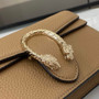 Gucci Dionysus Super Mini Bag 476432 Light Brown Leather
