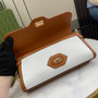 Gucci luce small shoulder bag 786027 in white original GG canvas