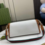 Gucci luce small shoulder bag 786027 in white original GG canvas