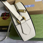adidas x Gucci Ophidia shoulder bag 702626 White leather