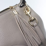 Gucci 408825 SOHO 2way Shoulder Bag In Gray Leather