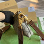 Gucci ‎723306 Messenger bag with Interlocking G Beige Supreme canvas - W16cm x H13.5cm x D3.5cm / Beige GG Supreme canvas - View 3