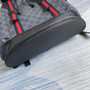 Gucci  ‎495563 GG Black backpack Black grey soft GG Supreme - Default Title - View 4